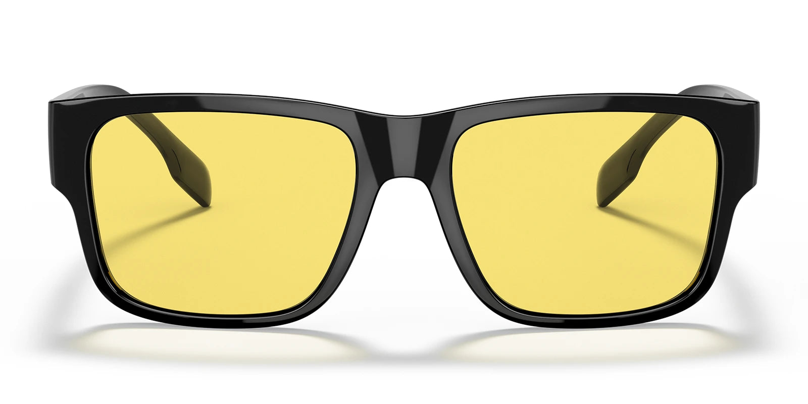 Burberry BE4358-Black With Yellow Lenses
