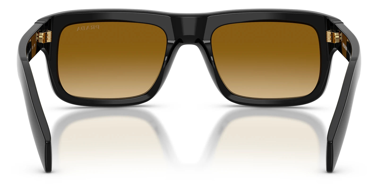 PRADA PRD11S-Black With Yellow Lenses