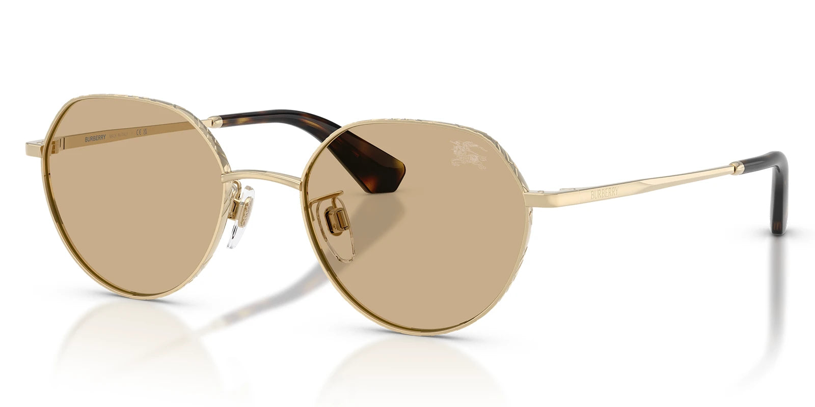 Burberry BE3173-Gold With Brown Lenses