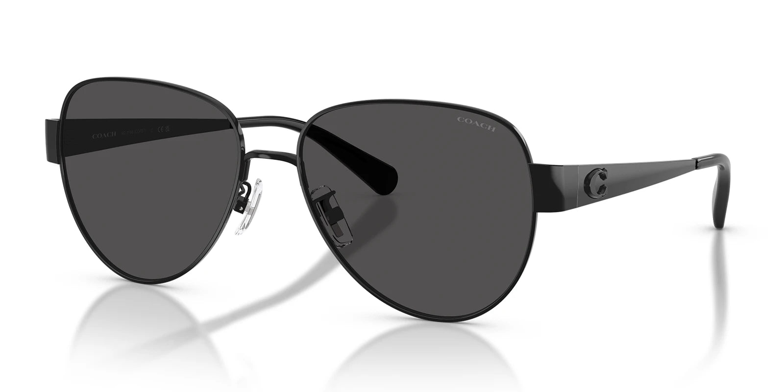 COACH HC7186- Black With Grey Lenses
