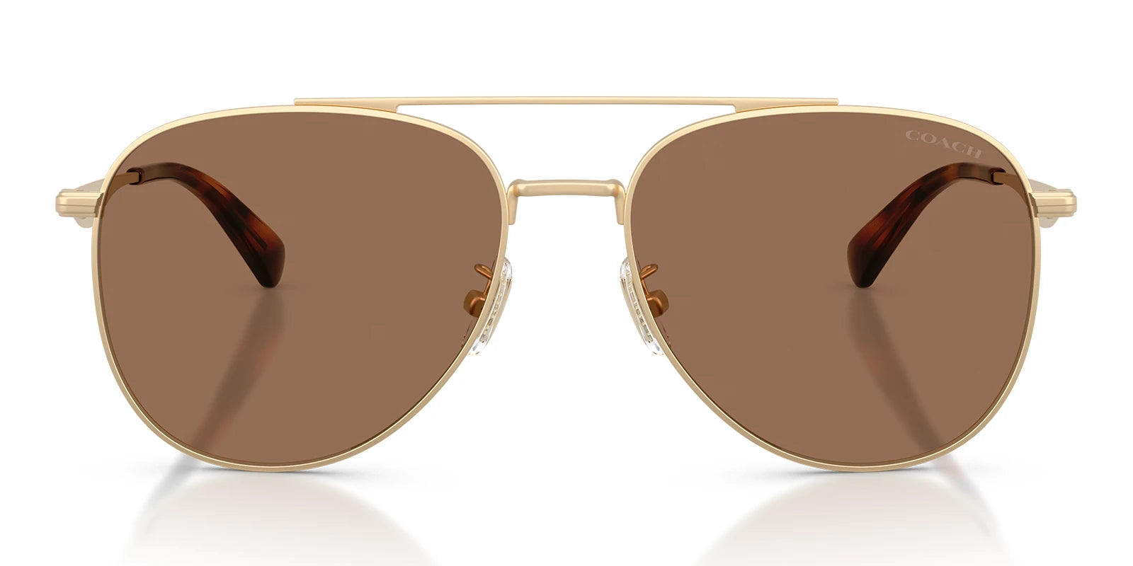 COACH HC7190-Gold With Brown Lenses