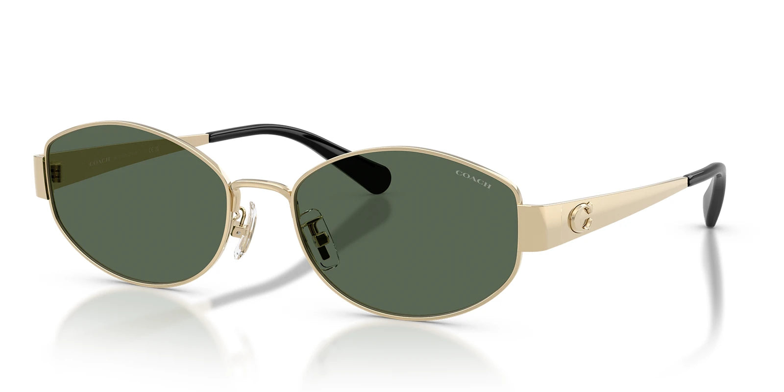 COACH HC7192-Gold With Green Lenses
