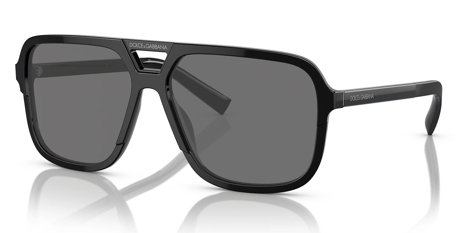 Dolce & Gabbana DG4354-Matte Black / Grey Polarized