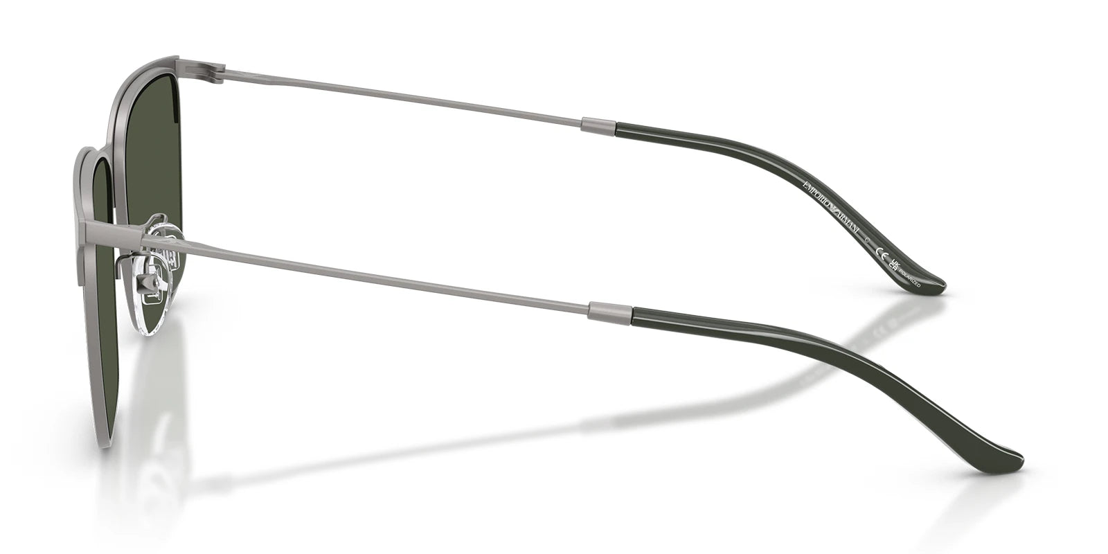 Emporio Armani EA2164-Matte Gunmetal / Green Polarized