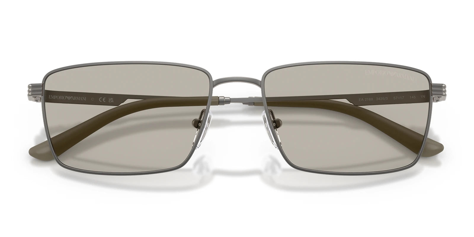 Emporio Armani EA2169-Matte Grey / Light Brown