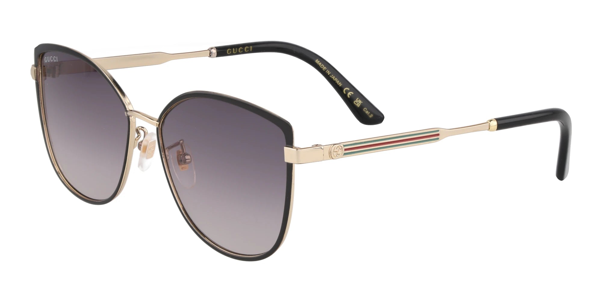 Gucci GG0589-Black With Grey Gradient