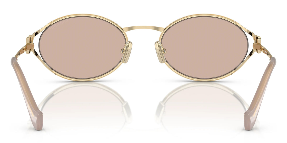 Miu Miu MU52Y-Gold With Brown Lenses