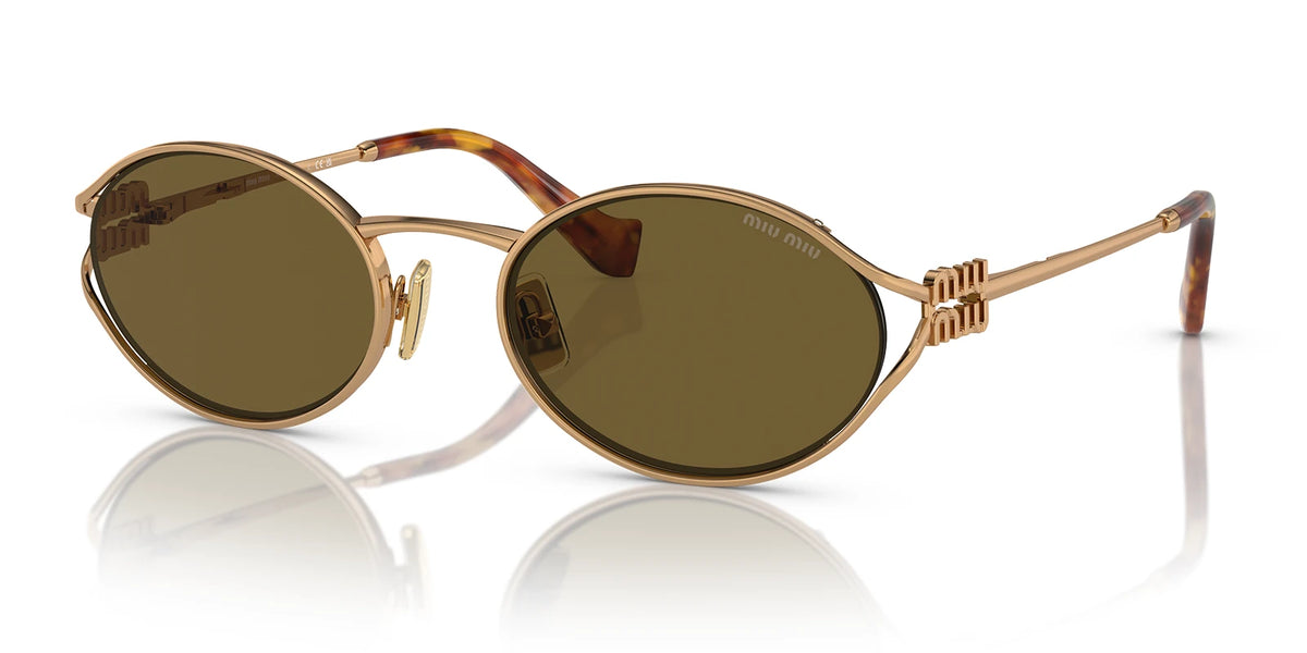 Miu Miu MU52Y-Gold With Green Lenses
