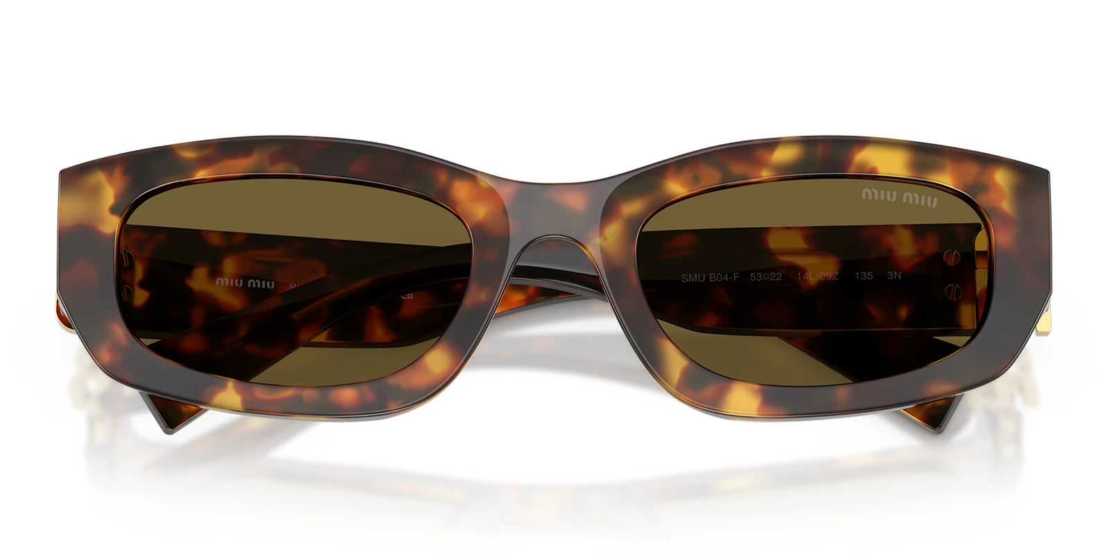 Miu Miu MUB04-Tortoise With Brown Lenses