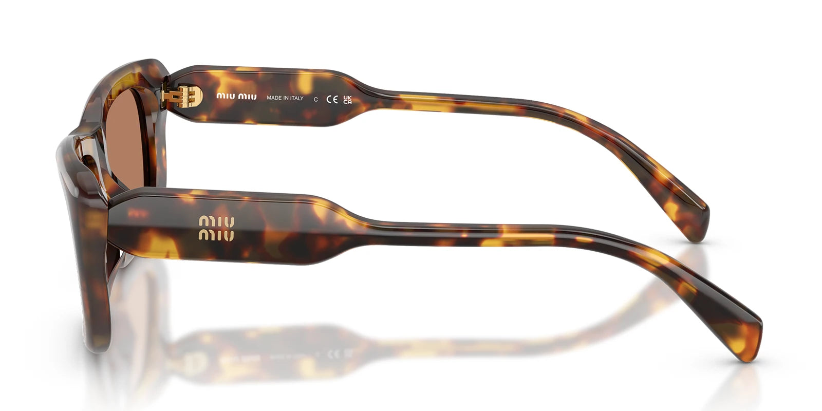Miu Miu MUB12-Tortoise With Brown Lenses