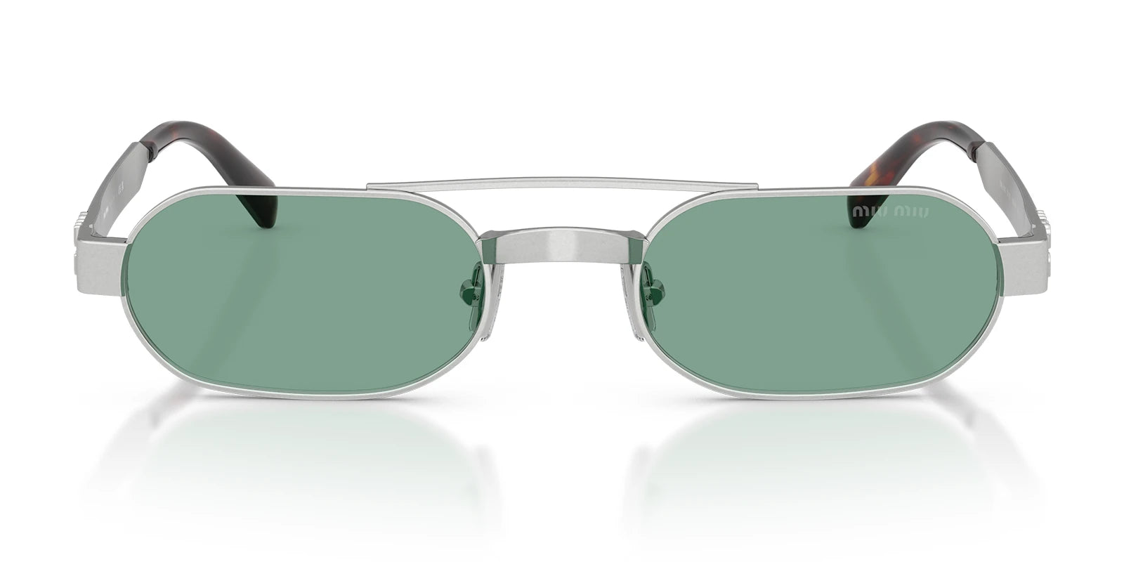 Miu Miu MUB52-Ancient Silver / Green