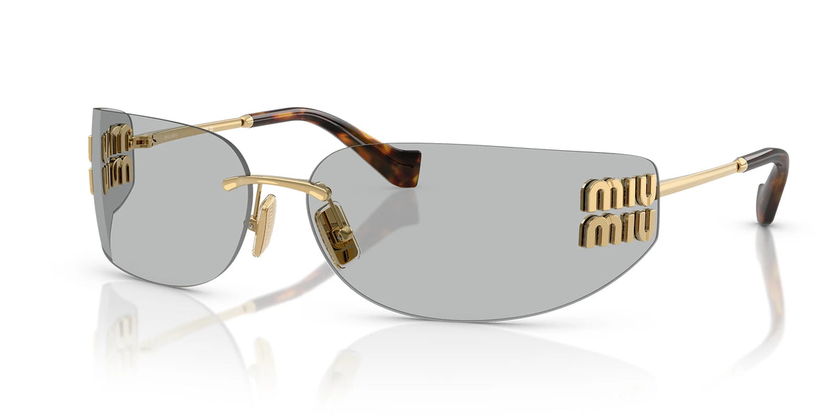 Miu Miu MU A51S-Gold With Grey Lenses