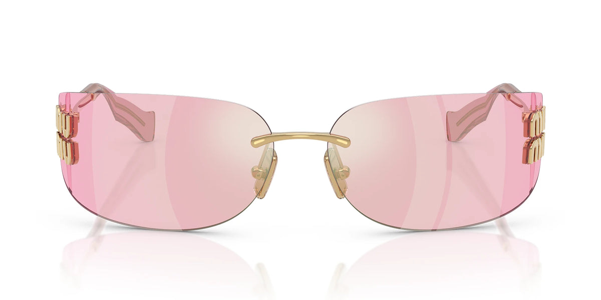 Miu Miu MU A51S-Pale Gold / Light Pink