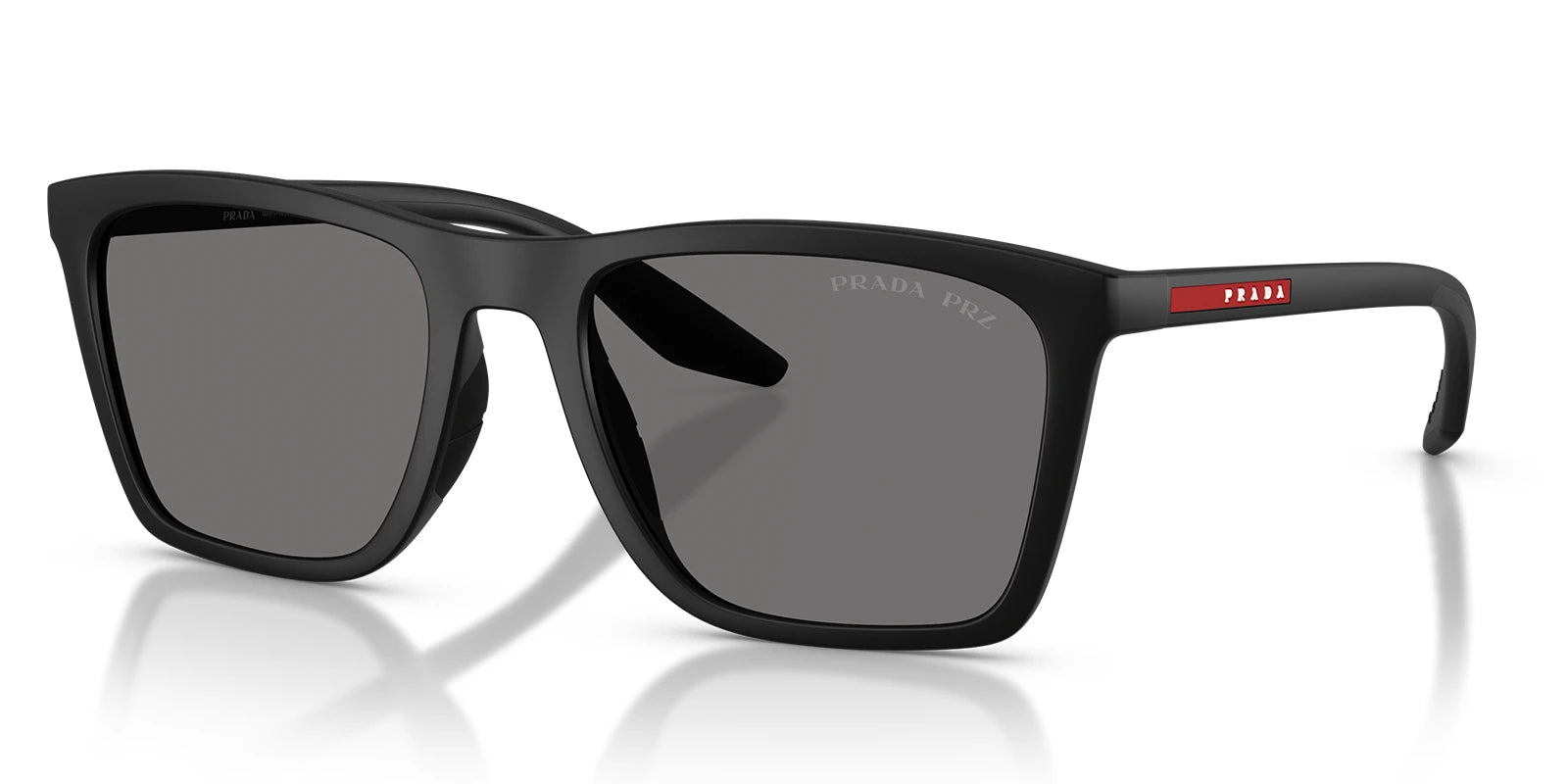 PRADA LINEA ROSSA PSB08S-Matte Black / Grey Polarized