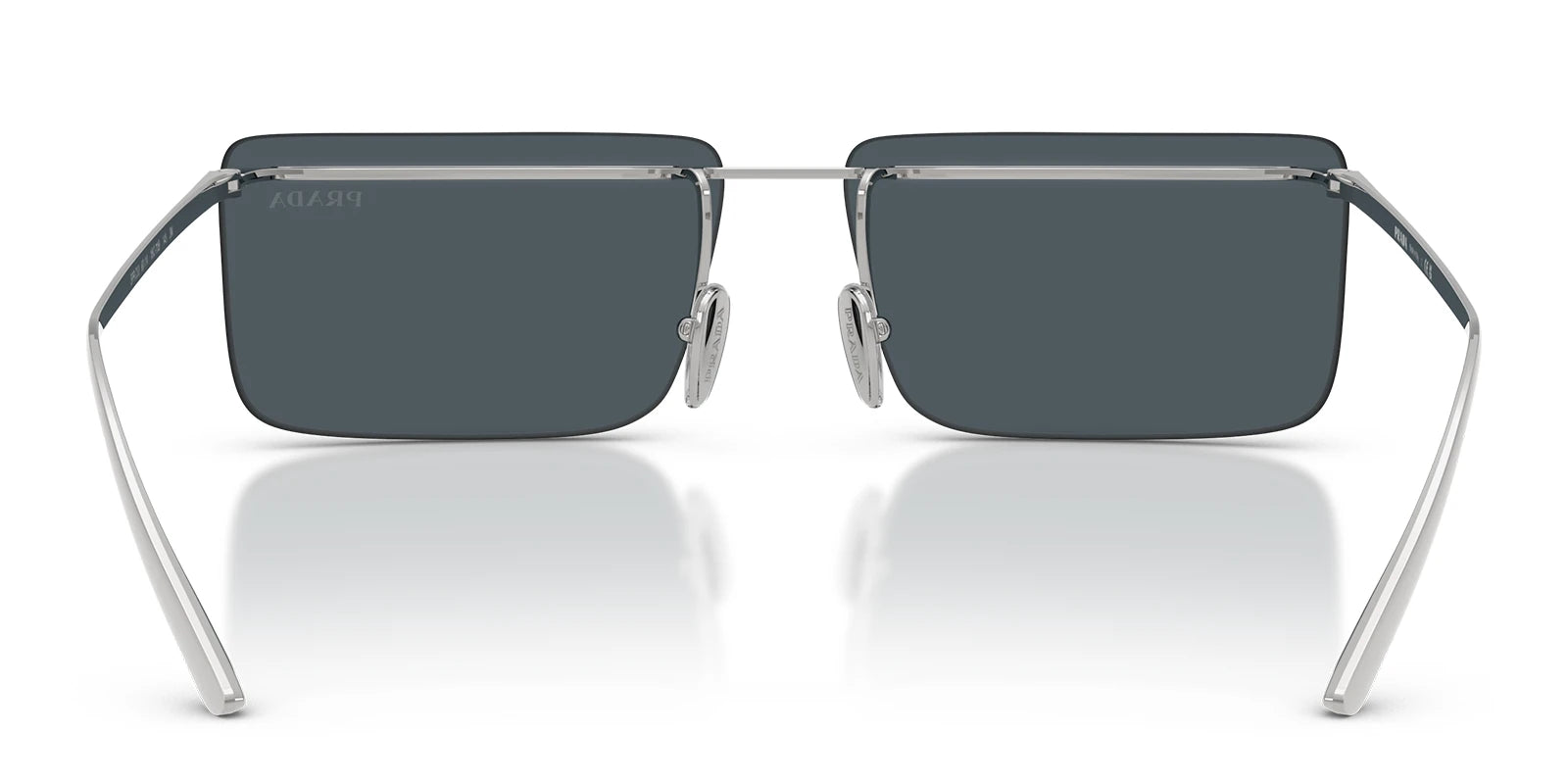 PRADA PRC53S-Silver With Blue Lenses