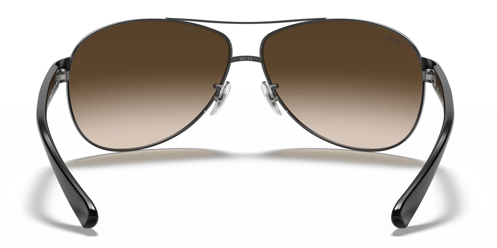 RayBan RB3386-Gunmetal with Brown Lenses