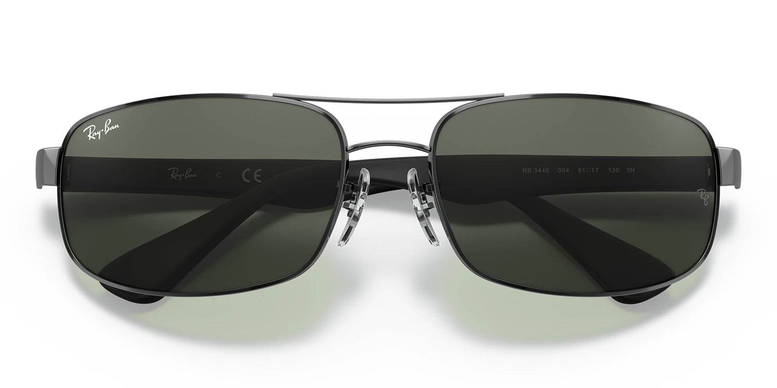 RayBan RB3445-Gunmetal / g-15 Green