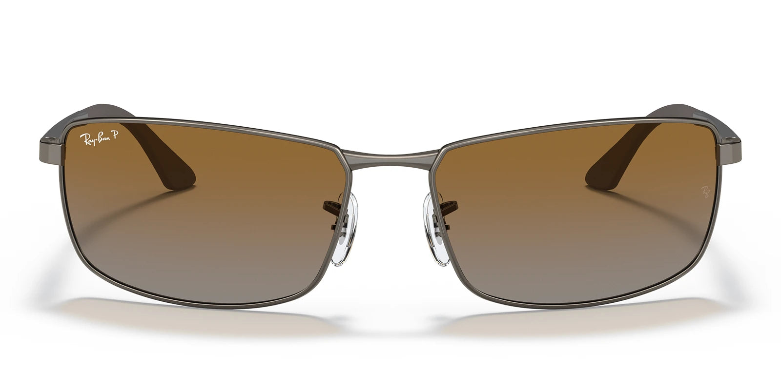 RayBan RB3498-GunMetal / Brown Polarized