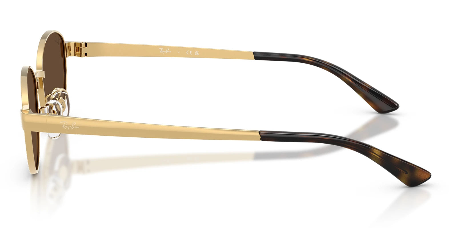 RayBan RB3774-Gold With Blue Lenses