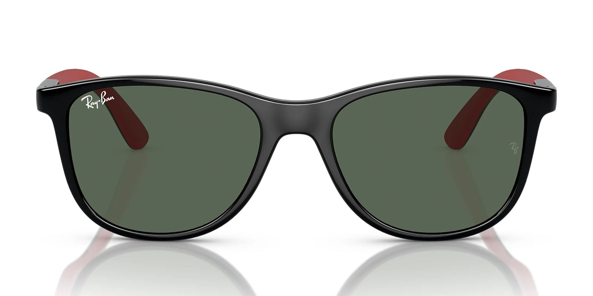 Ray Ban RB9077-Black With Green Lenses