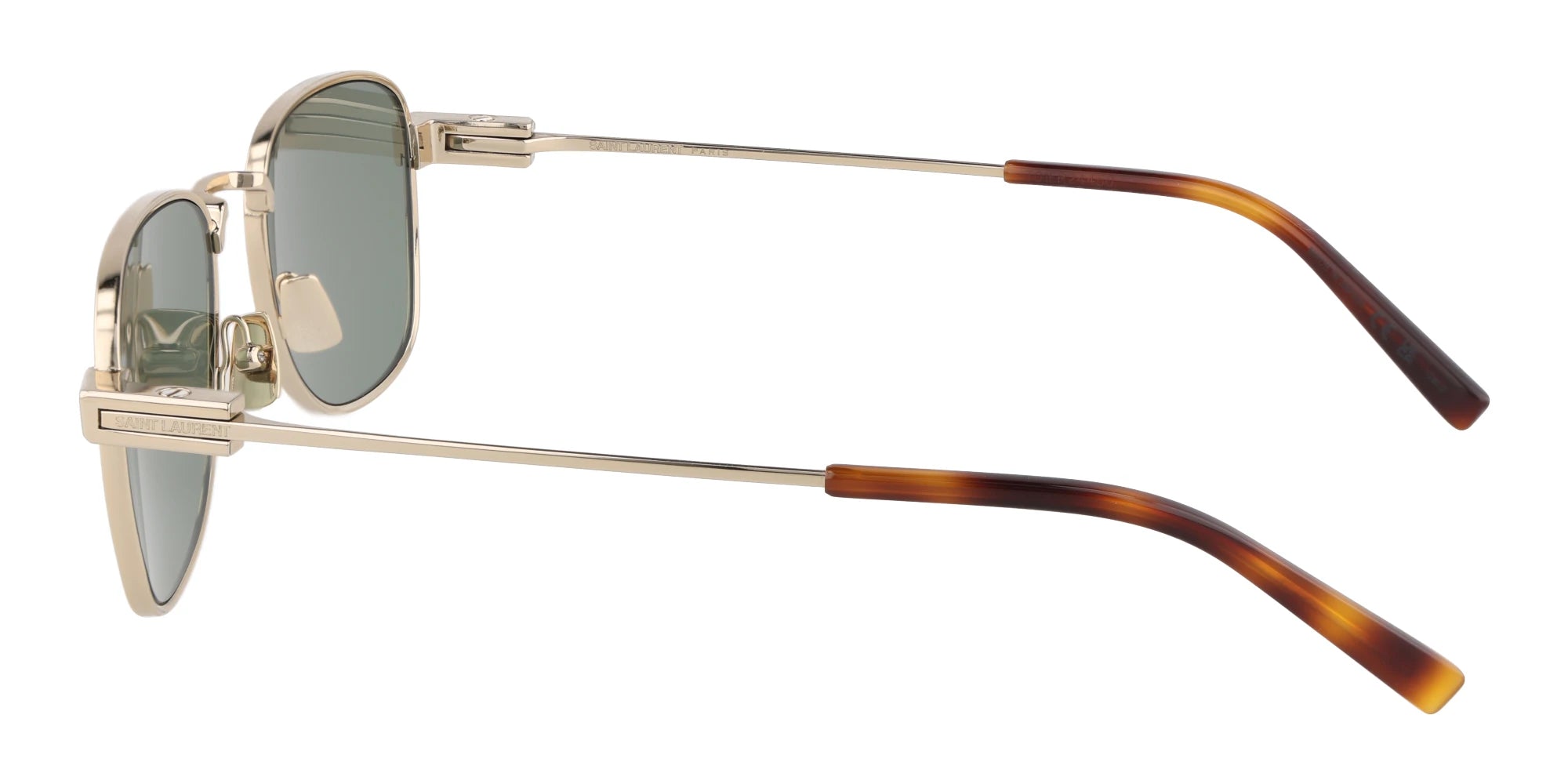Saint Laurent SL741-Gold With Green Lenses
