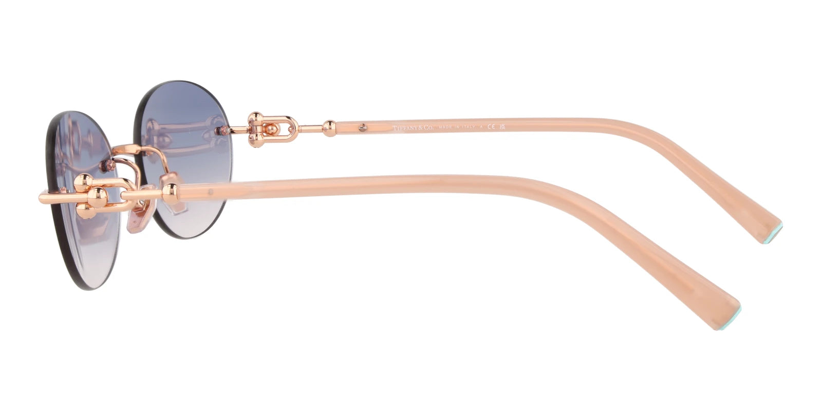 Tiffany TF3104-Rose gold / Blue Gradient