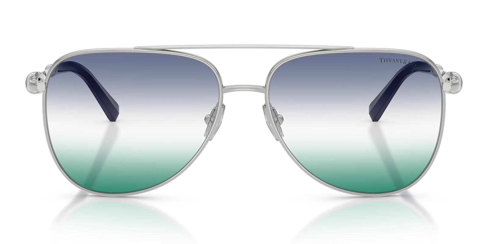 Tiffany TF3116-Silver / Green Gradient