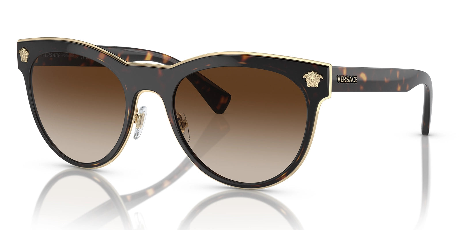 Versace VE2198-Tortoise With Brown Lenses