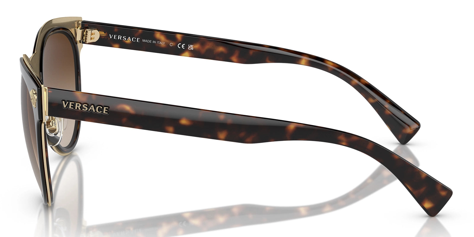 Versace VE2198-Tortoise With Brown Lenses
