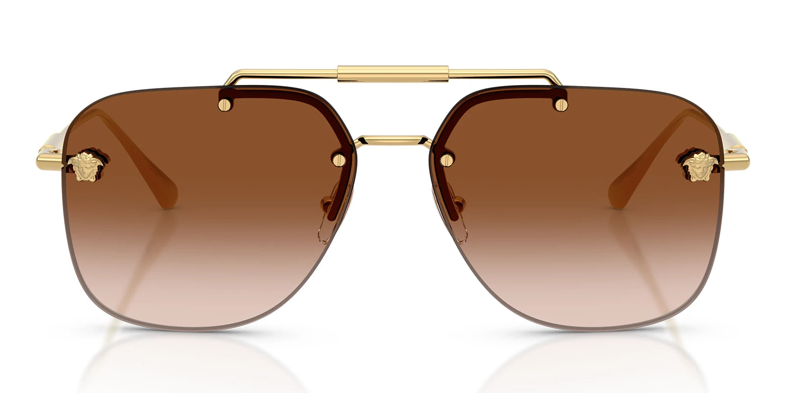 Versace VE2296-Gold / Brown gradient