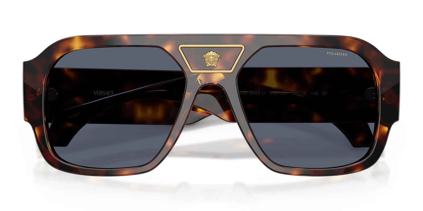 Versace VE4508-Tortoise / Dark Blue Polarized