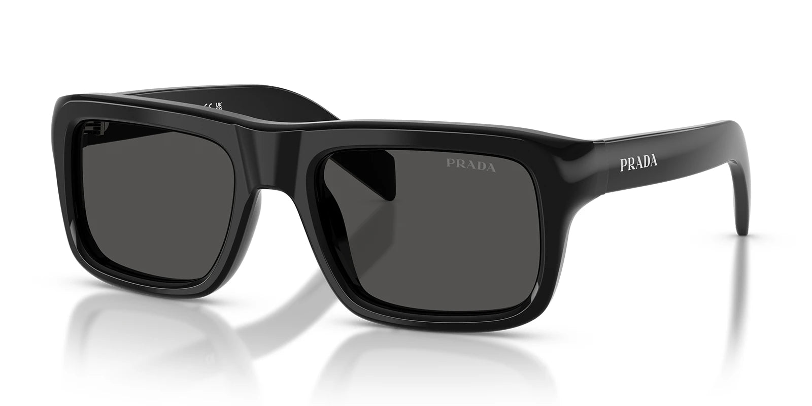 PRADA PRD11S-Black With Grey Lenses