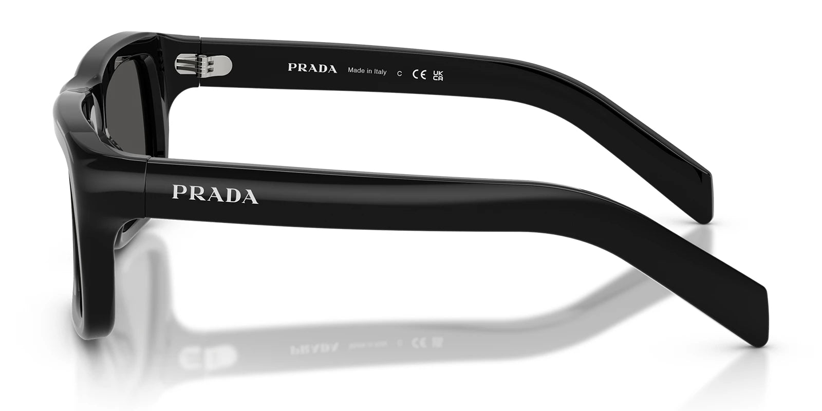 PRADA PRD11S-Black With Grey Lenses