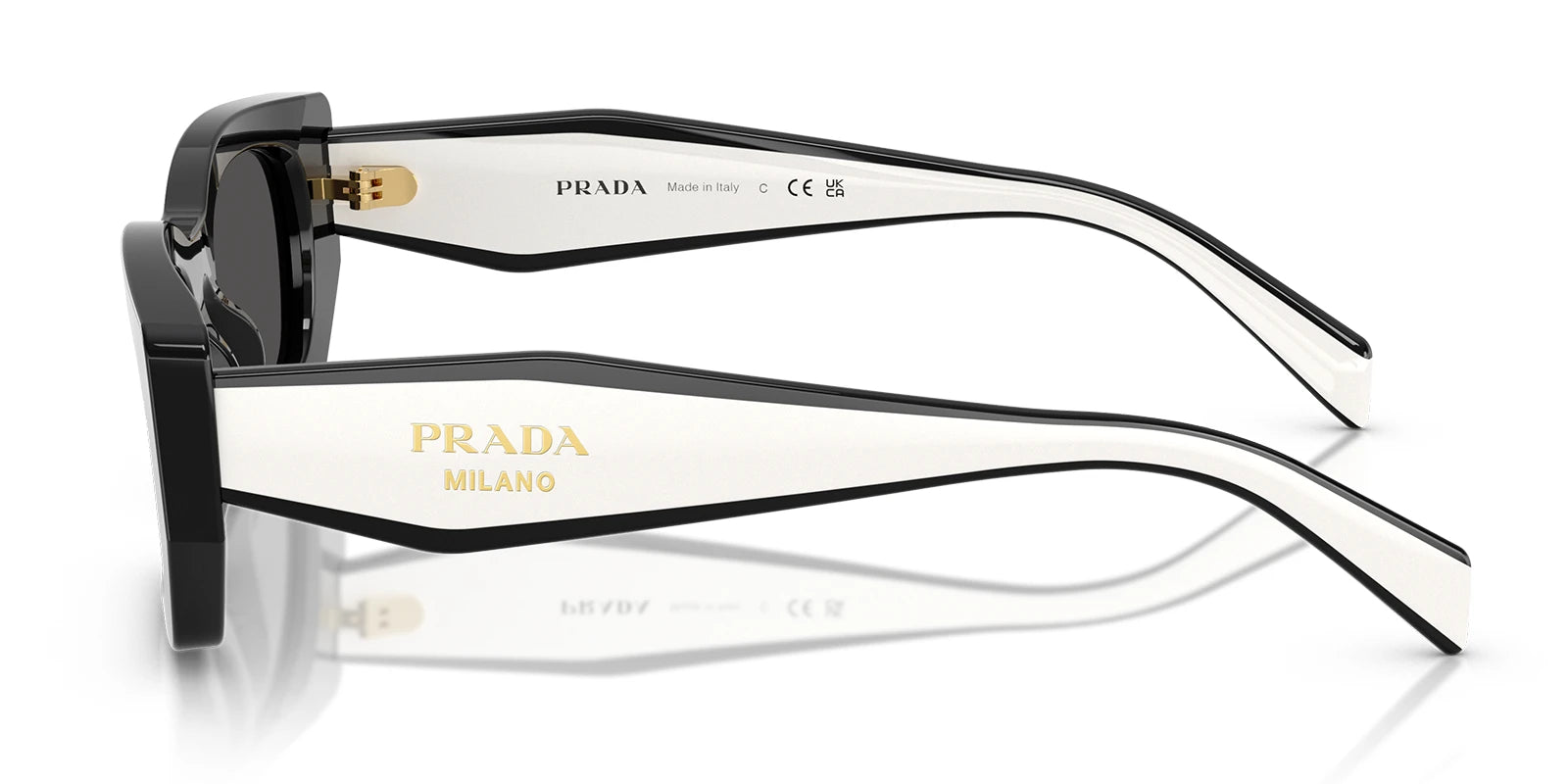 PRADA PRB05S-Black With Grey Lenses