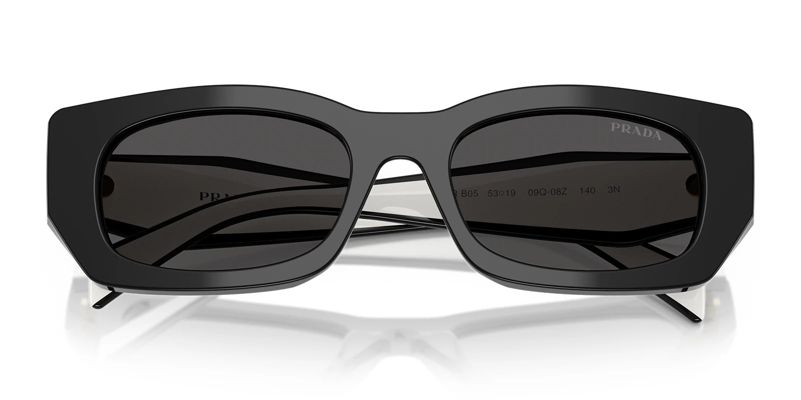 PRADA PRB05S-Black With Grey Lenses