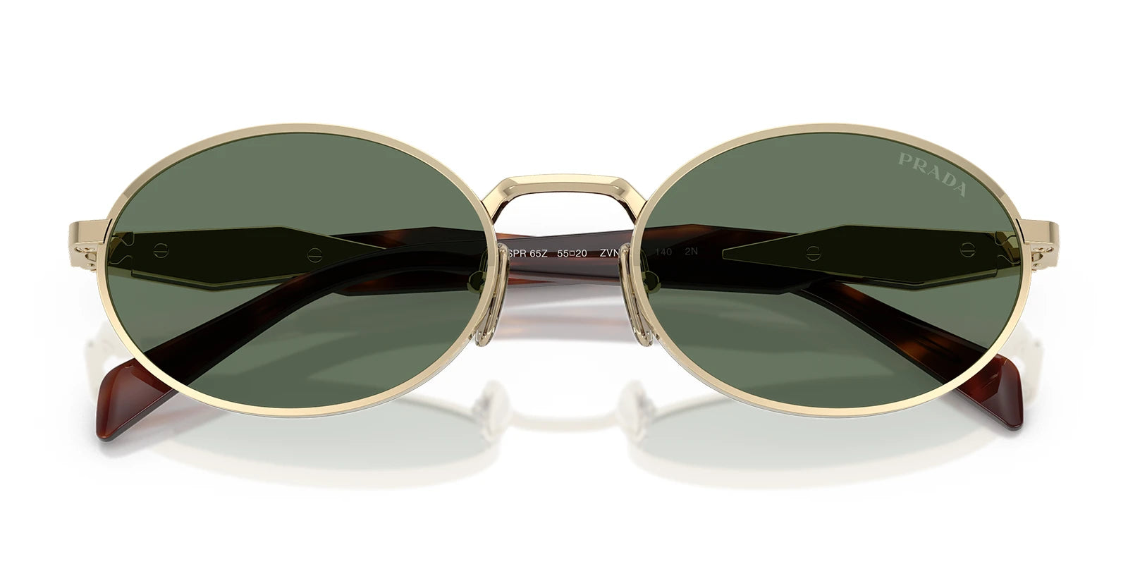 PRADA PR65ZS-Gold With Green Lenses