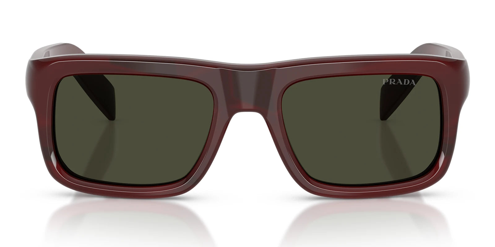 PRADA PRD11S-Pomegranate Tortoise / Green