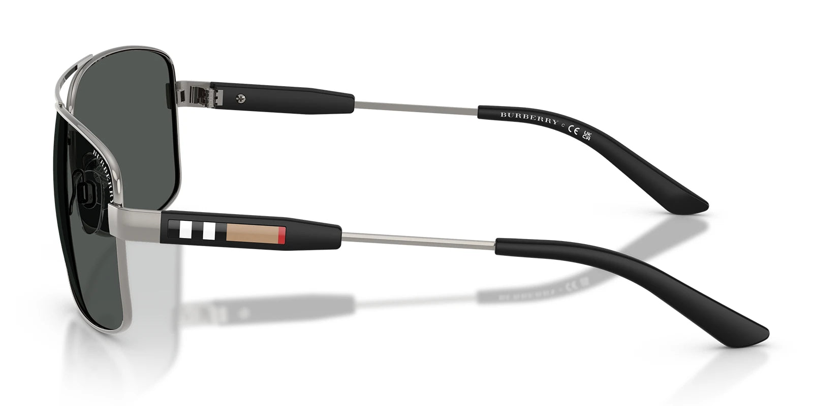 Burberry BE3074-Gunmetal / Grey Lenses 
