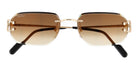 CARTIER CT0468-Gold / Brown gradient