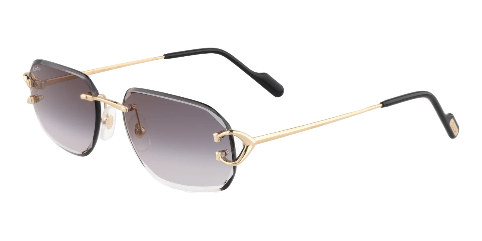 CARTIER CT0468-Gold / Grey Gradient