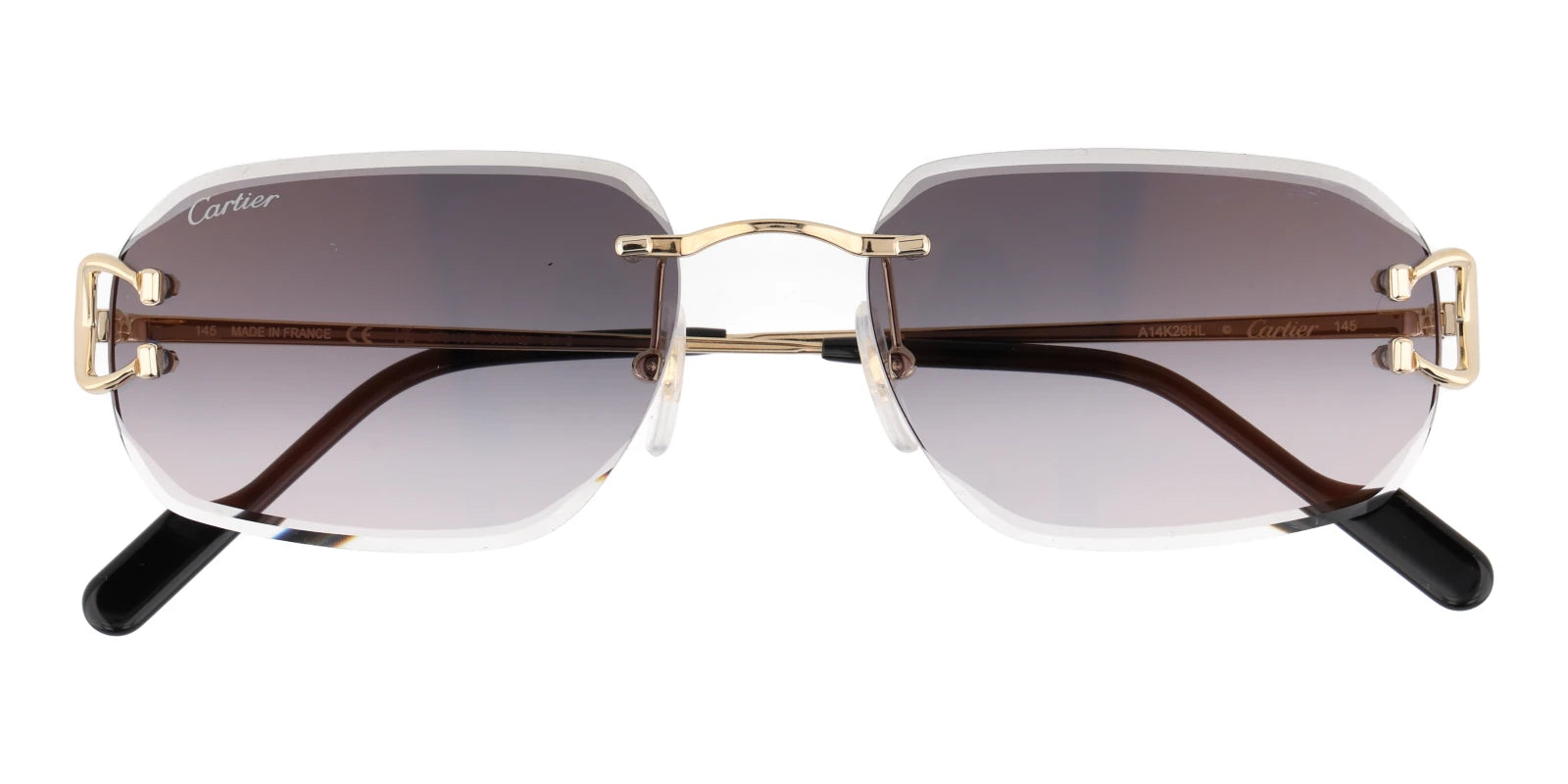 CARTIER CT0468-Gold / Grey Gradient