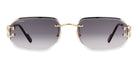 CARTIER CT0468-Gold / Grey Gradient