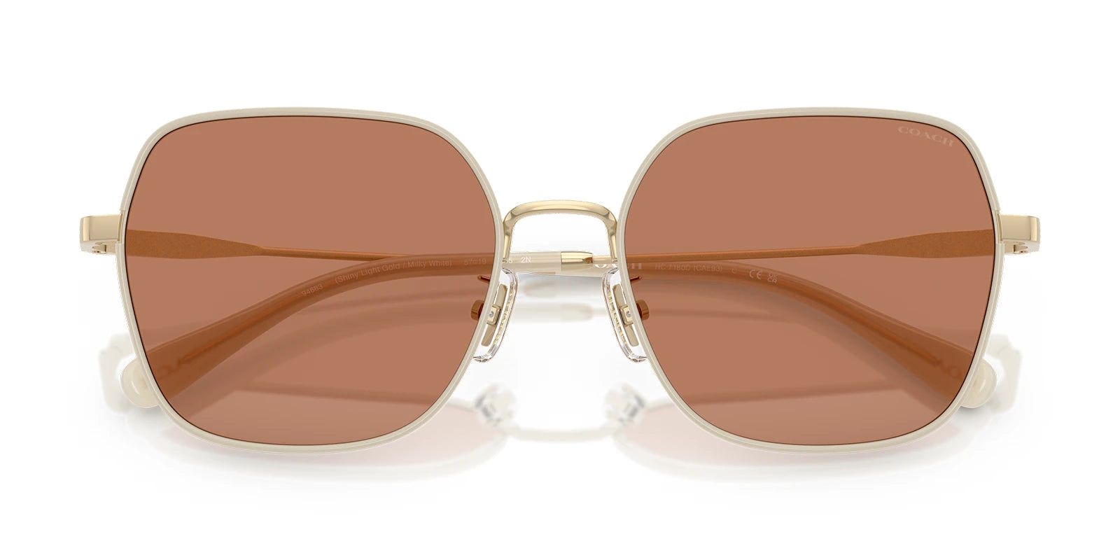 COACH HC7180-Gold With Brown Lenses