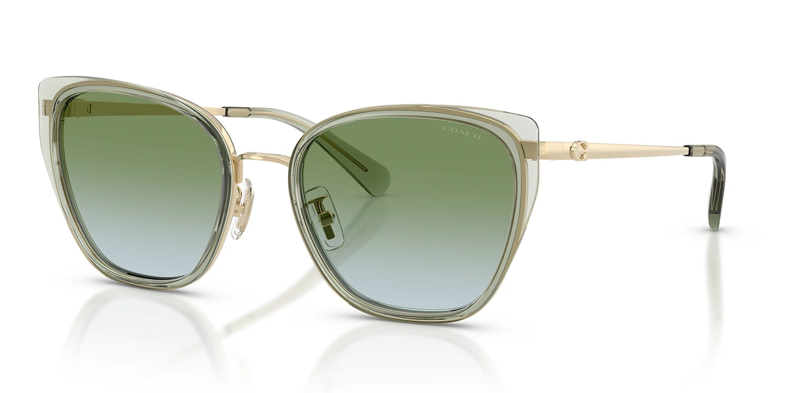 COACH HC7187-Shiny Gold / Green
