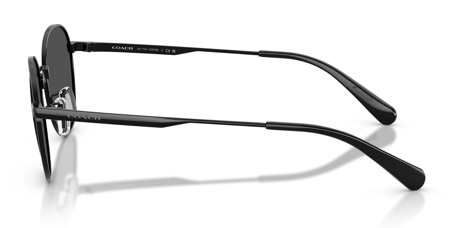 COACH HC7191-Black With Grey Lenses