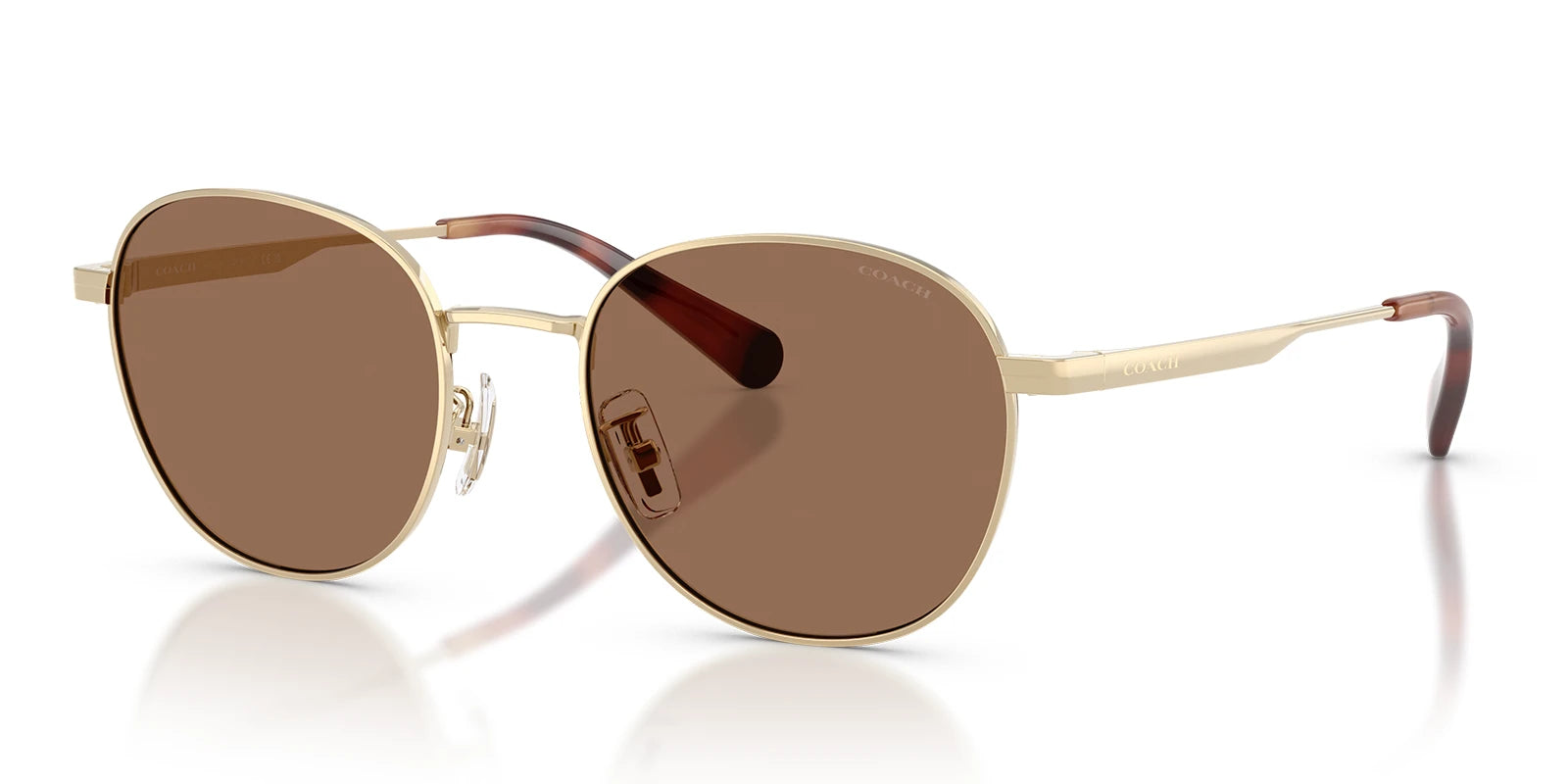 COACH HC7191-Gold With Brown Lenses