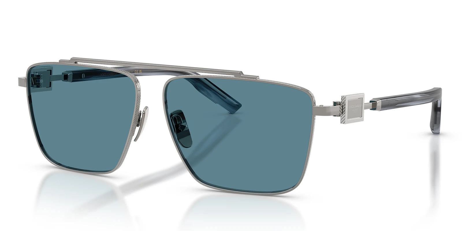 Dolce & Gabbana DG2336-Gunmetal With Blue Lenses