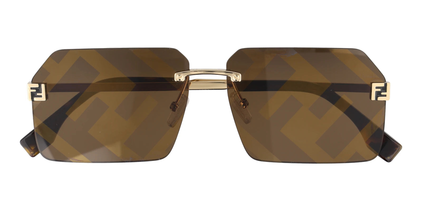 Fendi FE4004-Gold With Brown Lenses