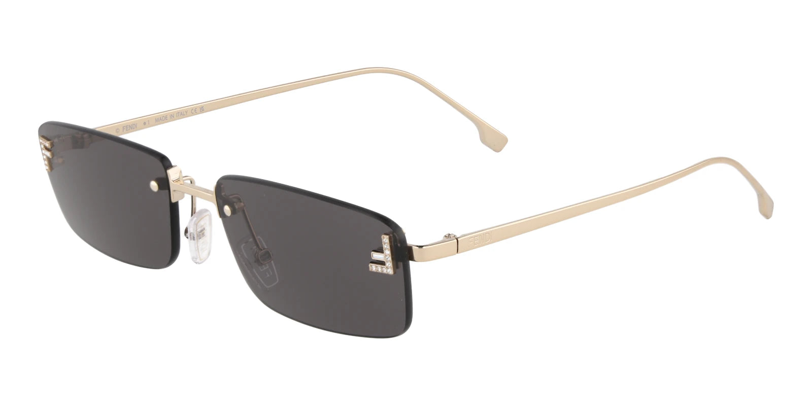 Fendi FE4172-Gold With Grey Lenses