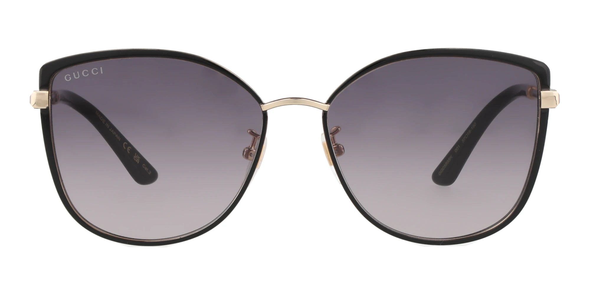 Gucci GG0589-Black With Grey Gradient
